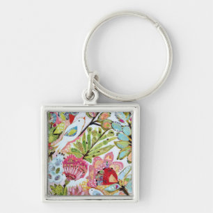 Paper Birds II Key Ring