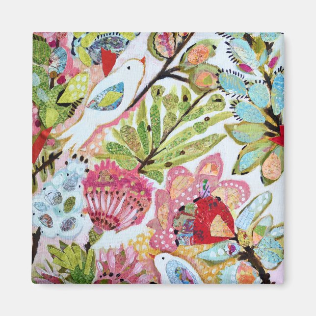 Paper Birds II Magnet (Front)