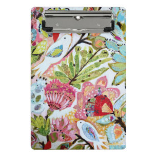 Paper Birds II Mini Clipboard