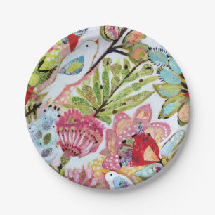 Paper Birds II Plate