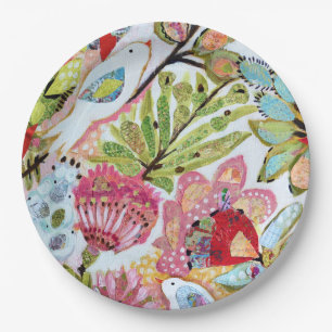 Paper Birds II Plate