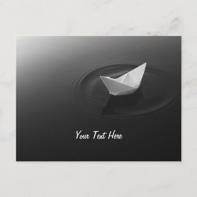 Paper Boat Odyssey Postcard (Front)