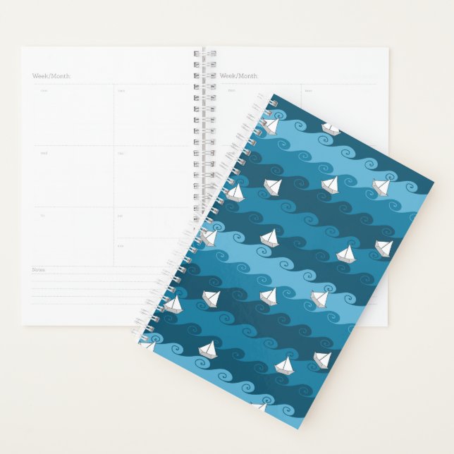 Paper Boats Pattern Planner (Display)