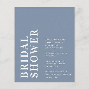 PAPER Bold Modern Bridal Shower Invitation