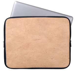Paper brown pink handmade laptop sleeve