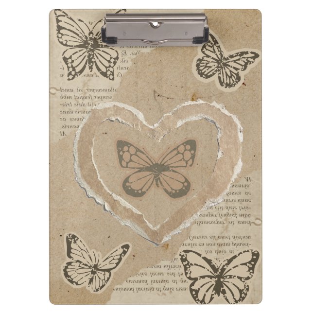 paper butterfly clipboard (Front)