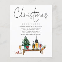 PAPER | Christmas Open House Lanterns Invitation