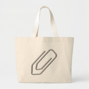 Paper Clip Large Tote Bag