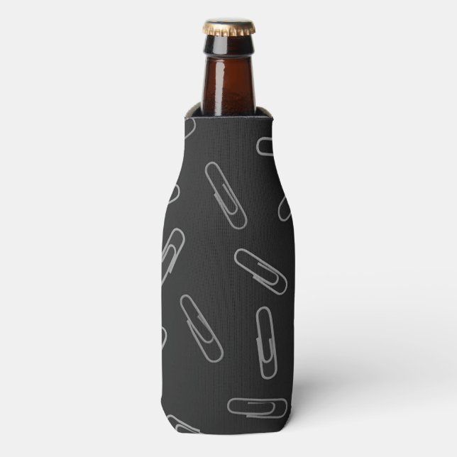 Paper Clips Bottle Cooler (Bottle Front)