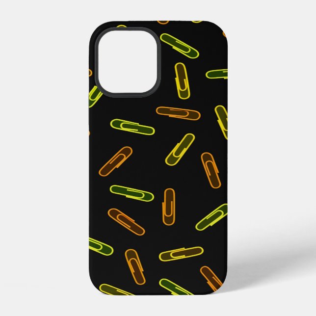 Paper Clips iPhone Case (Back)