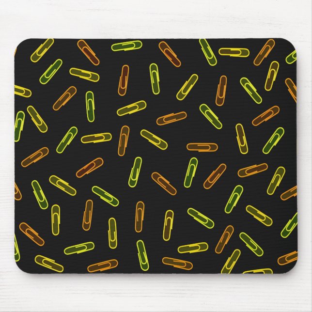 Paper Clips Mouse Mat (Front)