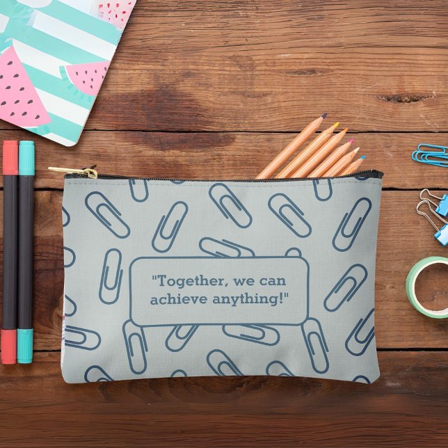 Paper clips pattern personalised  Pencil case/bag  Accessory Pouch (Paper clips pattern personalized Pencil case/bag Accessory Pouch)