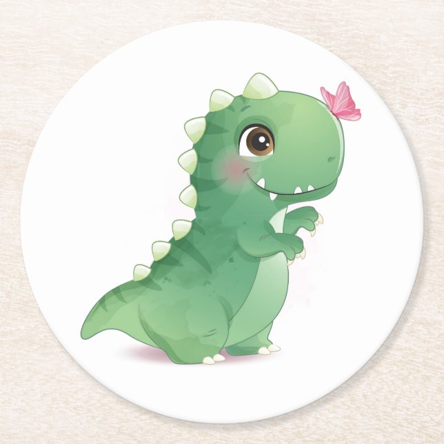 PAPER COASTER : BABY DINOSAUR (Front)