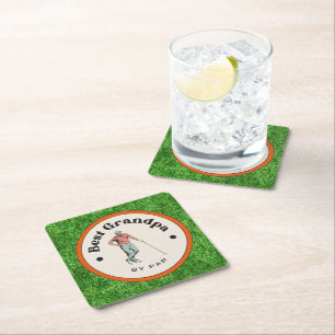 Paper Coaster - Best Grandpa by Par