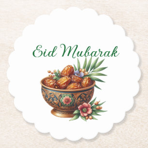 Paper Coaster-Eid Mubarak Tableware Coaster