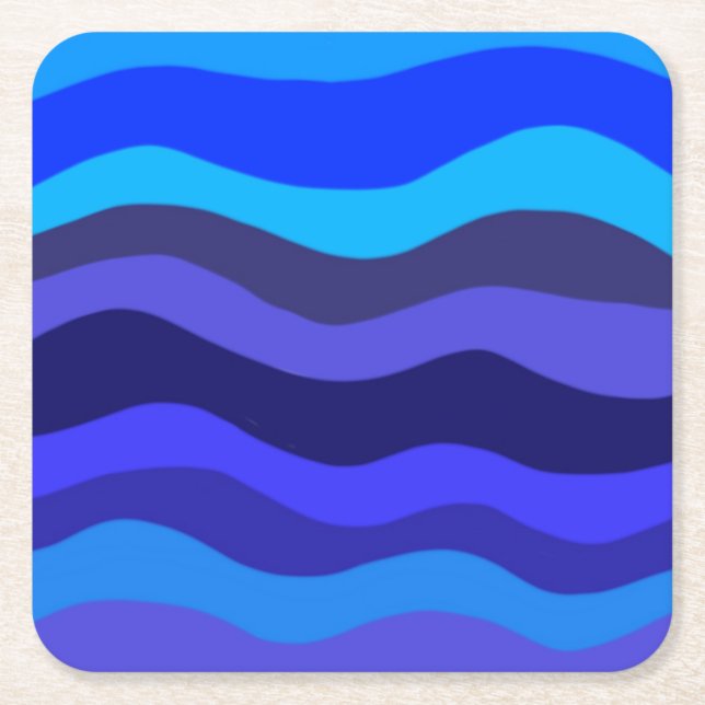 Paper Coaster  feeling blue (Front)