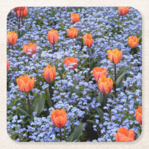 Paper coaster Flowers