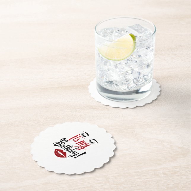 Paper Coaster - It's My Birthday (Insitu)