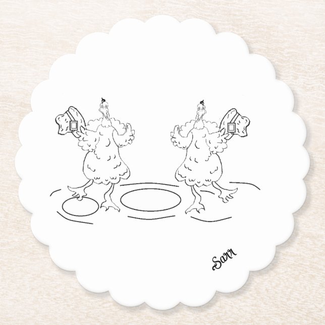 Paper Coaster :  Let's Dance (Front)