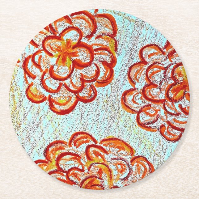 Paper Coaster Marigold (Front)
