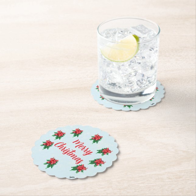 Paper Coaster :   Merry Christmas   (Insitu)