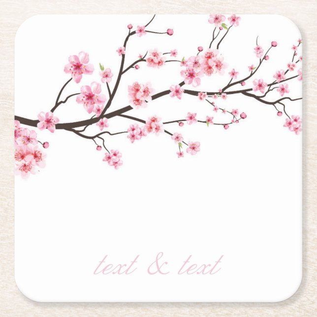 PAPER COASTER : SAKURA CHERRY BLOSSOMS (Front)