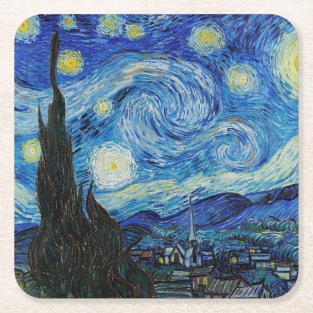 PAPER COASTER : VAN GOGH : THE STARRY NIGHT (Front)