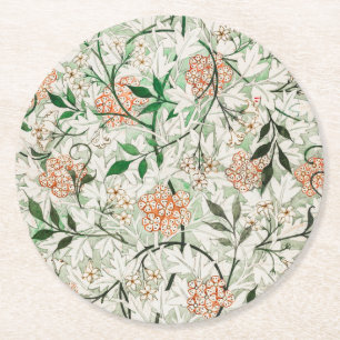 PAPER COASTER : WILLIAM MORRIS: JASMINE