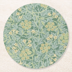 PAPER COASTER : WILLIAM MORRIS : JASMINE
