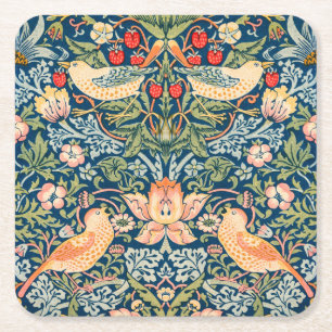 PAPER COASTER : WILLIAM MORRIS :STRAWBERRY THIEVES