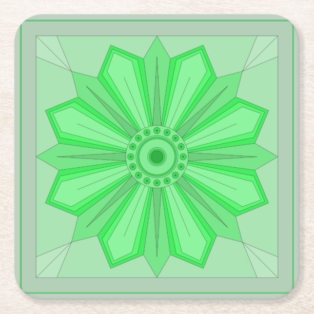 Paper Coaster with an art (Front)