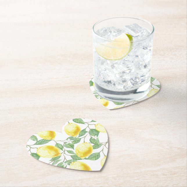Paper Coasters Set-Lemons (Insitu)
