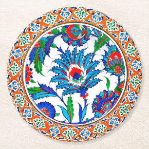 Paper Coasters With Turkish Art