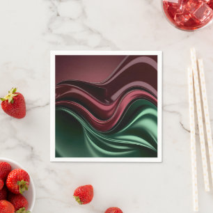 Paper cocktail napkin in stylish graphic