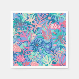 Paper cocktail napkin in stylish graphic