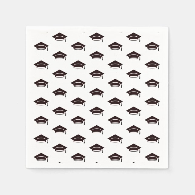 Paper Cocktail Napkins For a Graduation Party (Front)