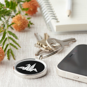 Paper Crane Key Ring