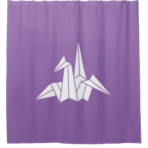 Paper Crane Shower Curtain