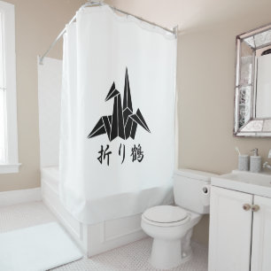 Paper Crane Shower Curtain