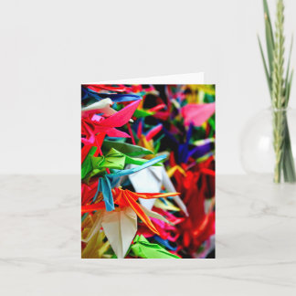 Paper Cranes Card