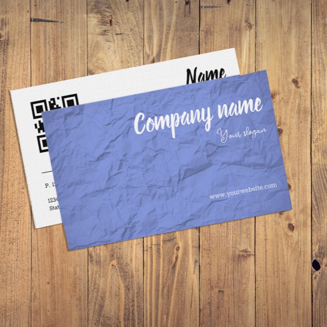Paper Creative Studios lavender QR Business Card (Creator Uploaded)