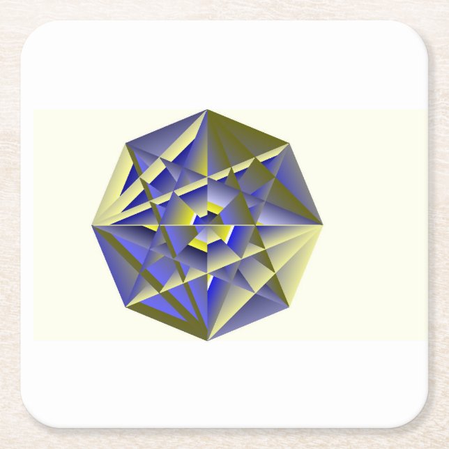 Paper Crystal Coaster (Front)