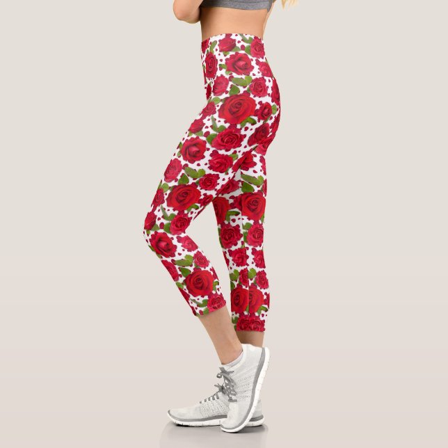 Paper cup capri leggings (Left)