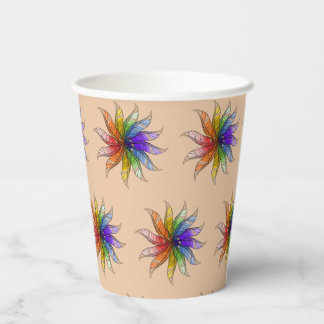 Paper Cup - Feather Colour Wheel