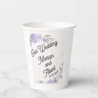 paper cup for wedding