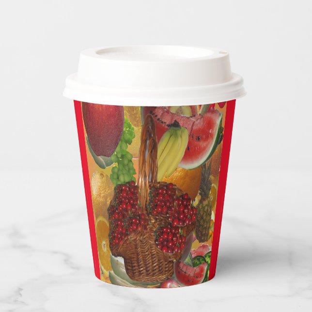 Paper cup Fruit Juice (Front)