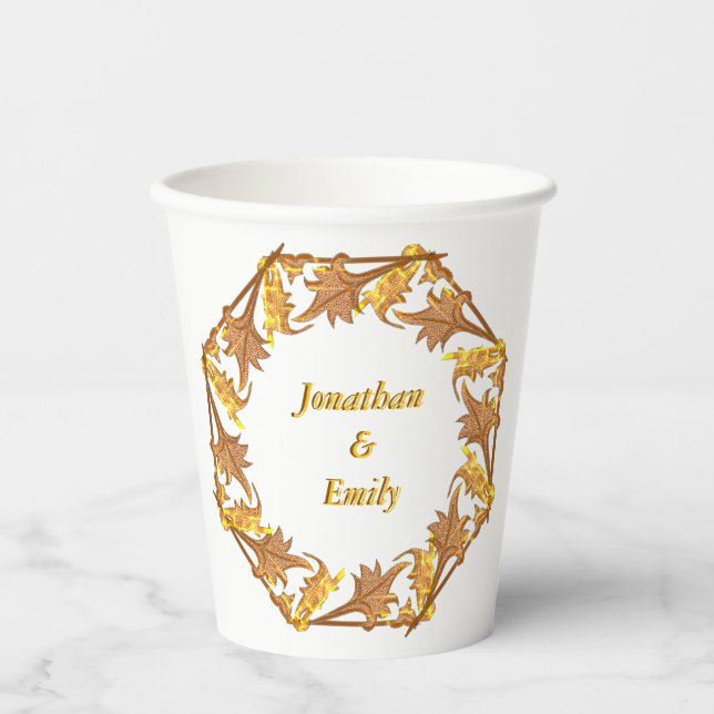 Paper Cup - Golden Anniversary Circle (Front)