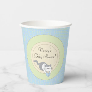 Paper Cups "Blue/Build-a-library" 8 oz.