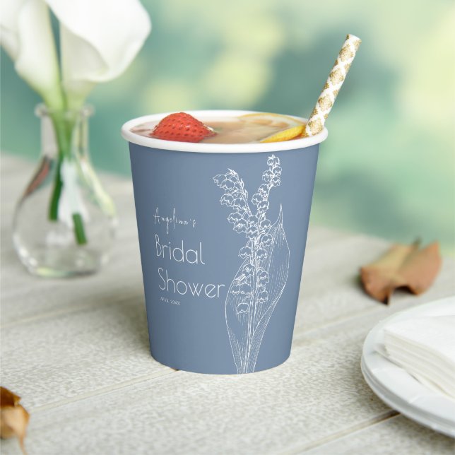  Paper Cups for a bride shower. (Insitu)