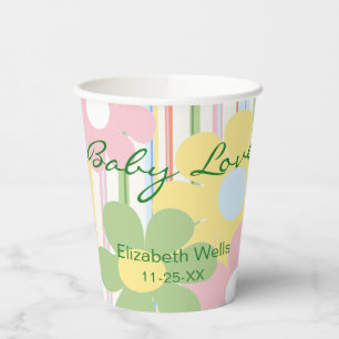 Paper Cups "Picnic Floral"  8 oz.